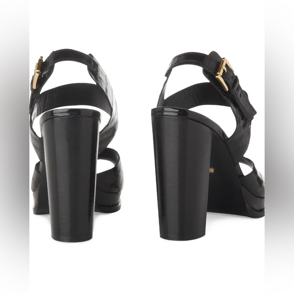 Whistles Laxo Croc Platform Sandal - Picture 3 of 10